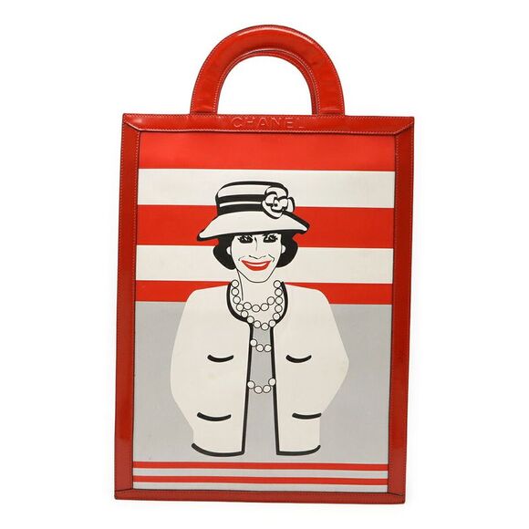 Chanel Coco Mademoiselle Patent Leather Tote Bag - Picture 1 of 7